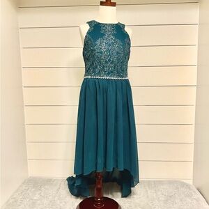 Speechless Teal Formal Kids Dress